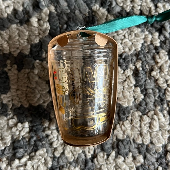 Starbucks Been There Series Glass Ornament with Gold Detailing - Picture 1 of 4